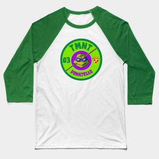 TMNT Donatello Crest T-Shirt Baseball T-Shirt